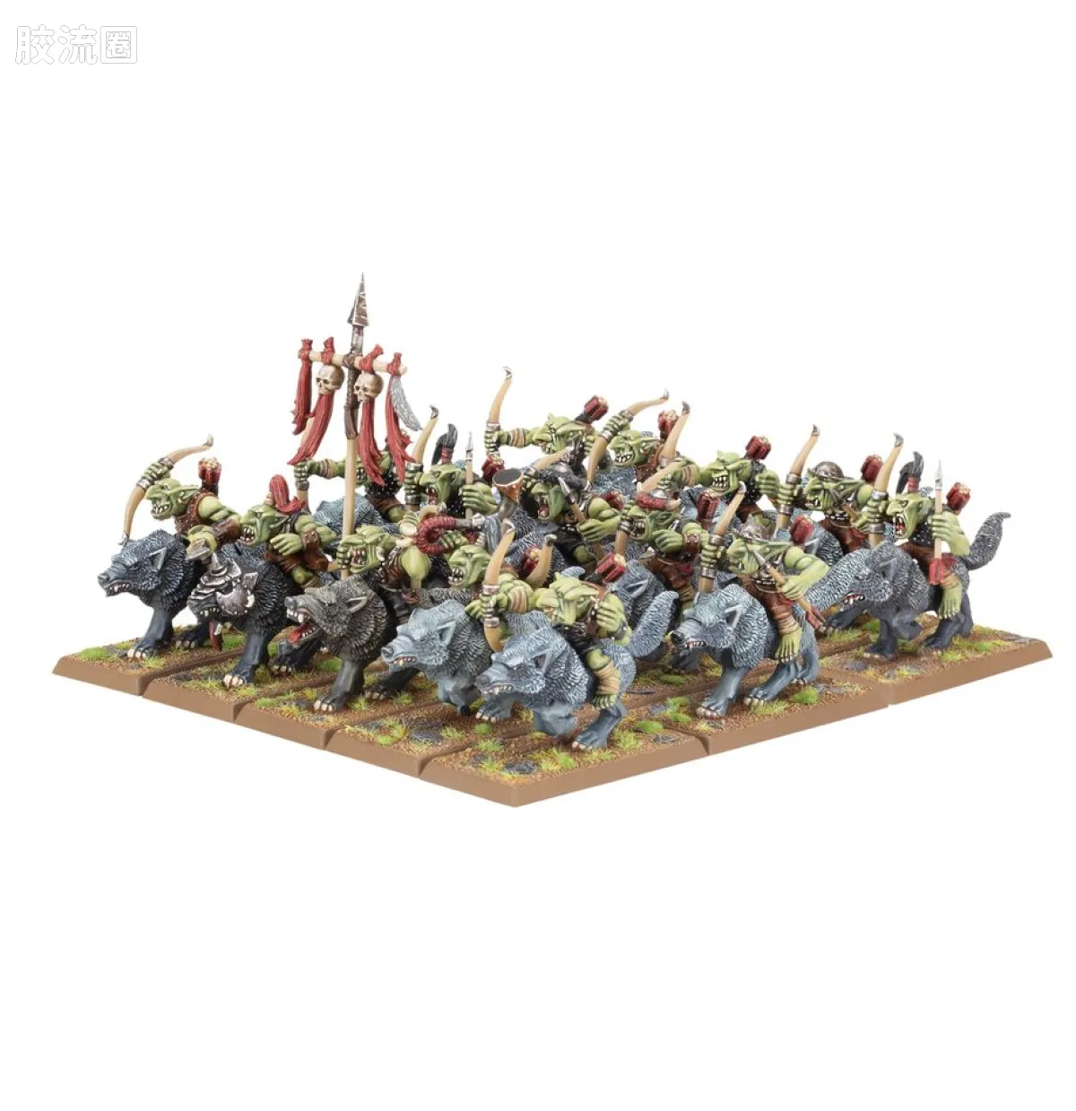 战锤：旧世界 Warhammer: The Old World Orc and Goblin Tribes 兽人与地精部落 旧版 地精狼骑手团伙