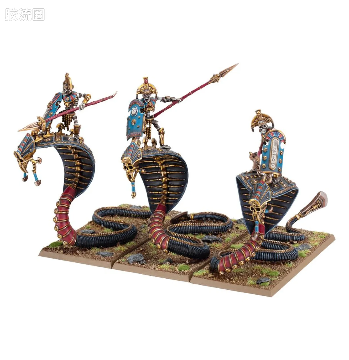 战锤：旧世界 Warhammer: The Old World Tomb Kings of Khemri 古墓王克姆瑞 旧版 墓地骑士