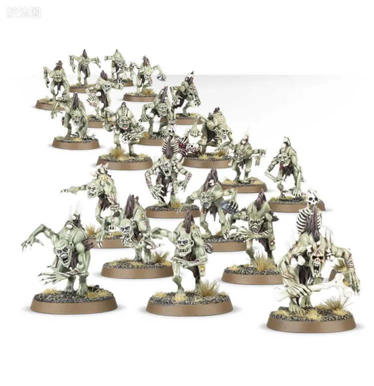 战锤：西格玛时代 Warhammer：Age of Sigmar Flesh-eater Courts 食肉王廷 旧版 墓穴食尸鬼