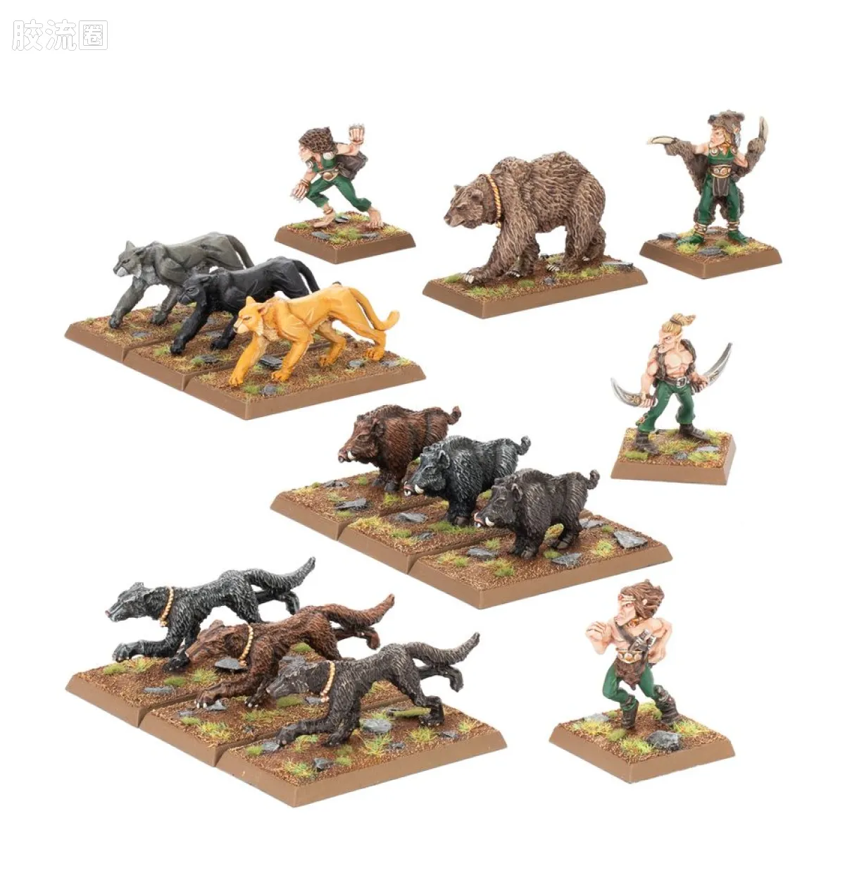 战锤：旧世界 Warhammer: The Old World Wood Elves Realms 木精灵王国 旧版 木精灵野兽群