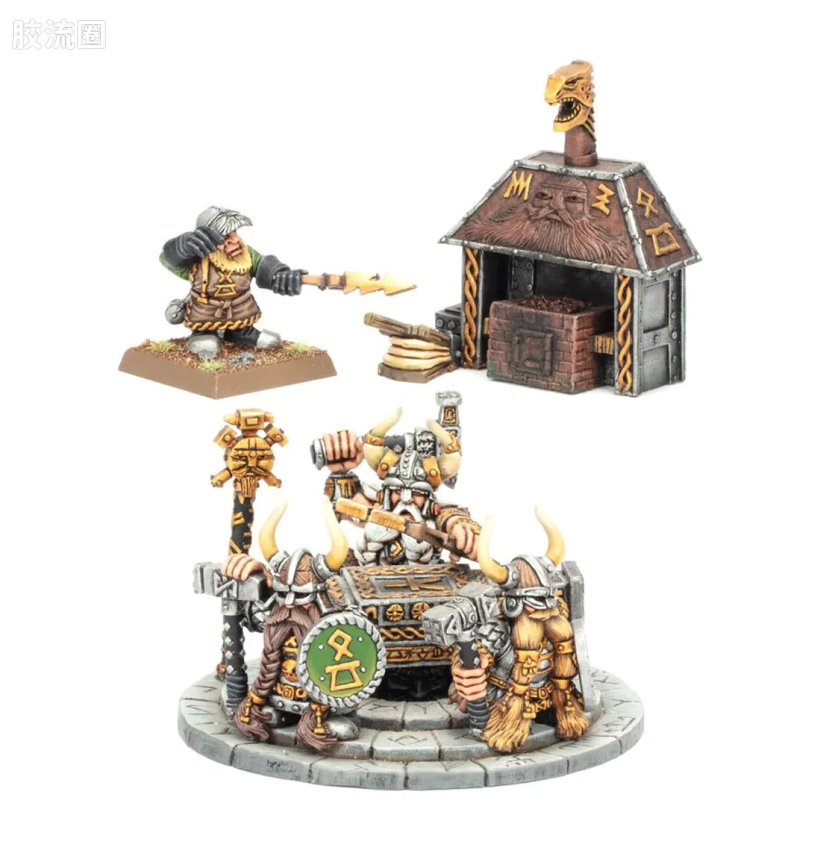 战锤：旧世界 Warhammer: The Old World Dwarfen Mountain Holds 矮人山据点 旧版 末日铁砧