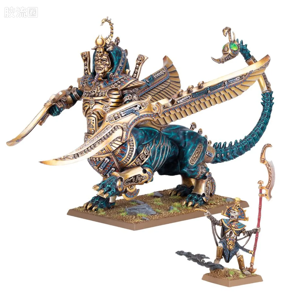 战锤：旧世界 Warhammer: The Old World Tomb Kings of Khemri 古墓王克姆瑞 旧版 死灵斯芬克斯