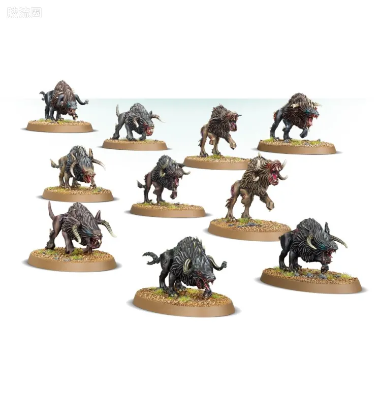 战锤：西格玛时代 Warhammer：Age of Sigmar Beasts of Chaos 混沌野兽 旧版 混沌战犬
