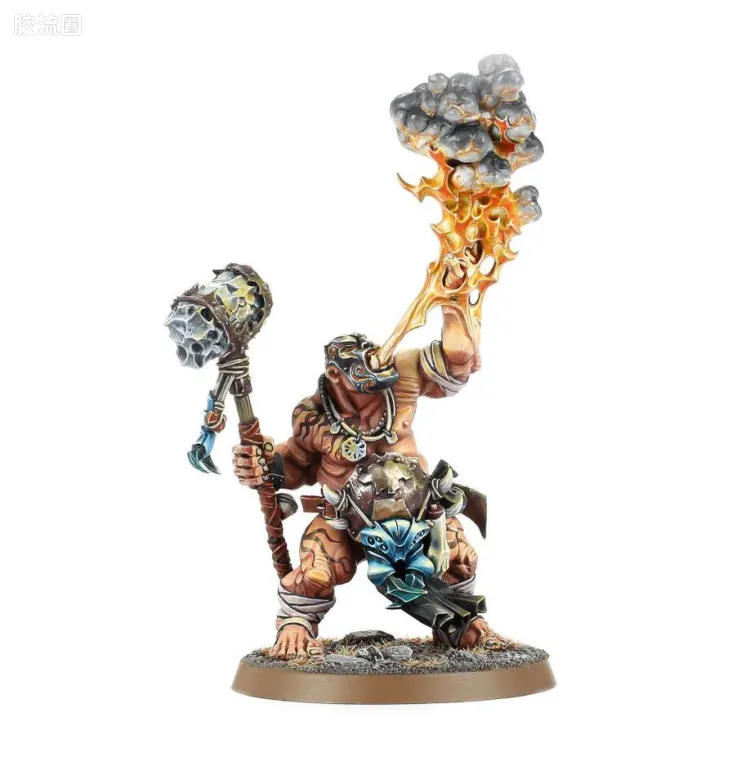 战锤：西格玛时代 Warhammer：Age of Sigmar Ogor Mawtribes 食人魔大胃部落 旧版 火腹