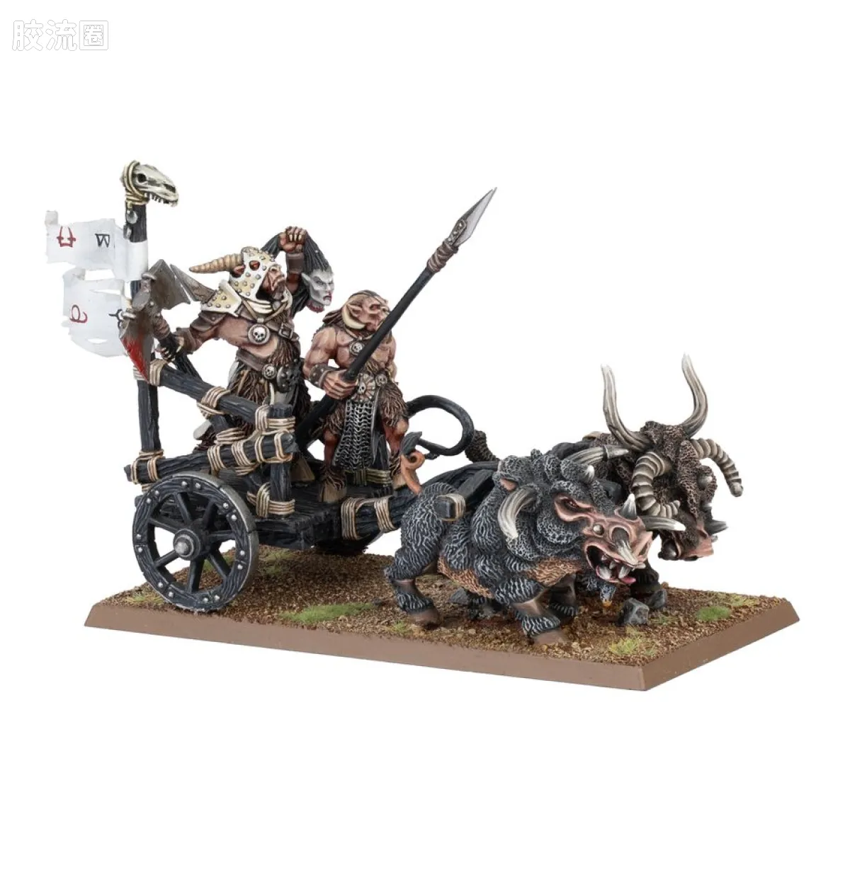 战锤：旧世界 Warhammer: The Old World Beastmen Brayherds 野兽人嘶叫兽群 旧版 獠牙兽战车