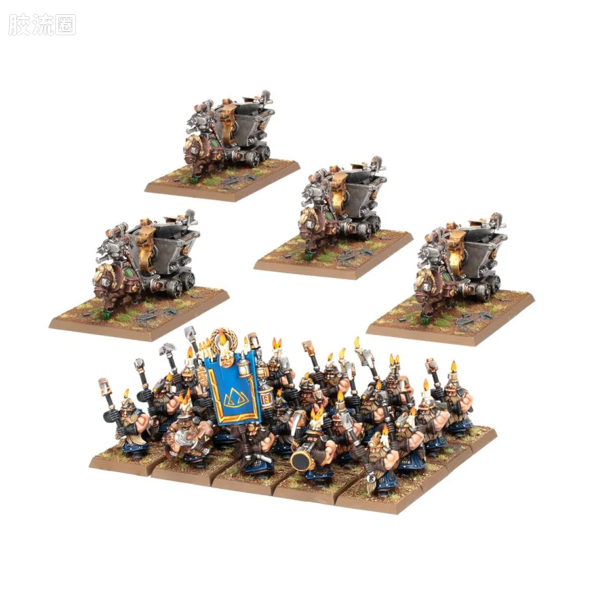 战锤：旧世界 Warhammer: The Old World Dwarfen Mountain Holds 矮人山据点 旧版 矮人矿工