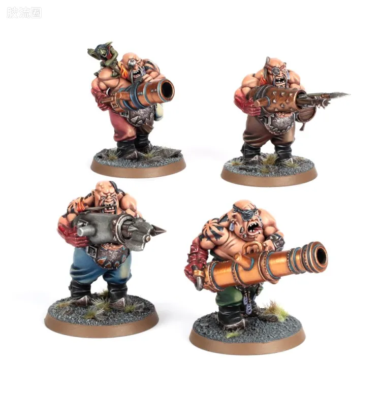 战锤：西格玛时代 Warhammer：Age of Sigmar Ogor Mawtribes 食人魔大胃部落 旧版 胀肚者 喷铅者