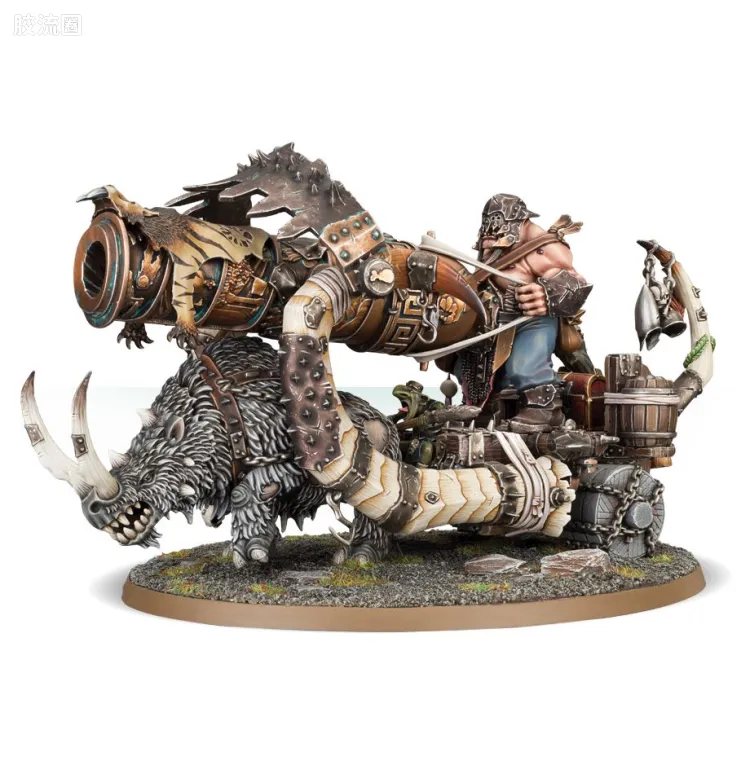 战锤：西格玛时代 Warhammer：Age of Sigmar Ogor Mawtribes 食人魔大胃部落 旧版 胀肚者 轰铁炮