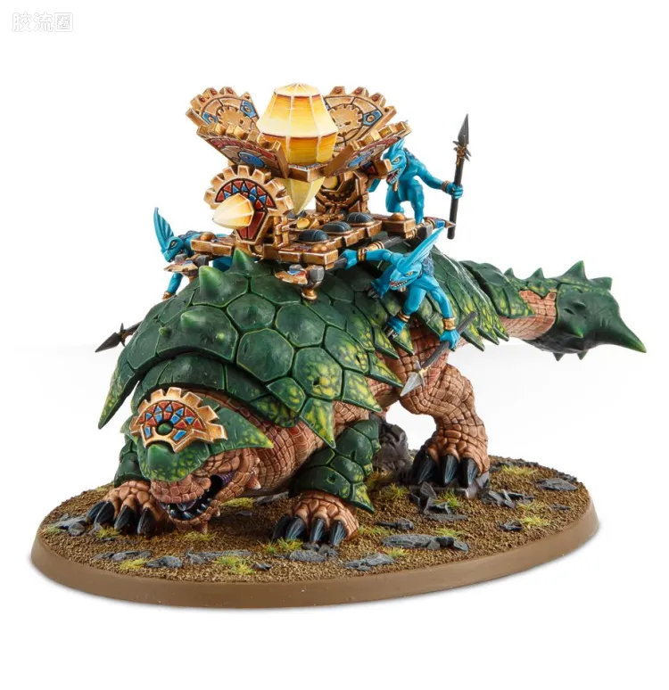 战锤：西格玛时代 Warhammer：Age of Sigmar Seraphon 蜥蜴人 旧版 装备太阳机械的甲龙