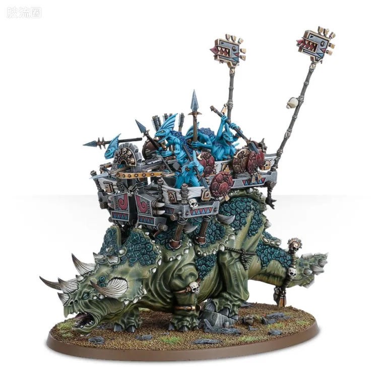 战锤：西格玛时代 Warhammer：Age of Sigmar Seraphon 蜥蜴人 旧版 角龙