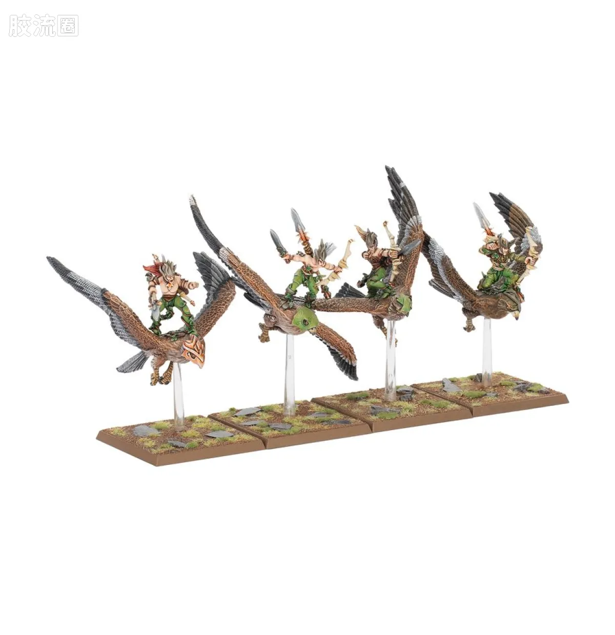 战锤：旧世界 Warhammer: The Old World Wood Elves Realms 木精灵王国 旧版 隼骑兵