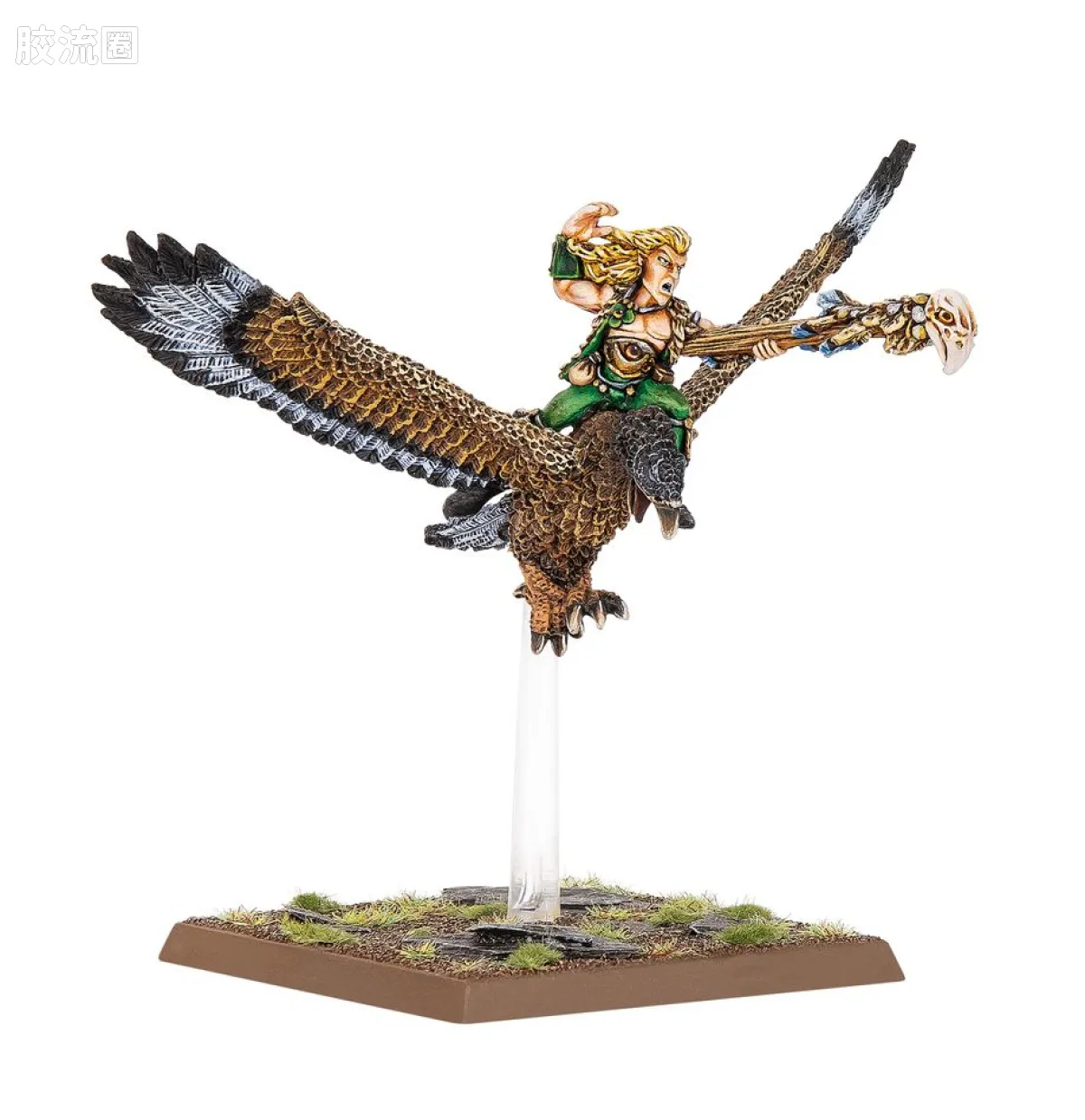 战锤：旧世界 Warhammer: The Old World Wood Elves Realms 木精灵王国 旧版 骑战鹰的木精灵法师