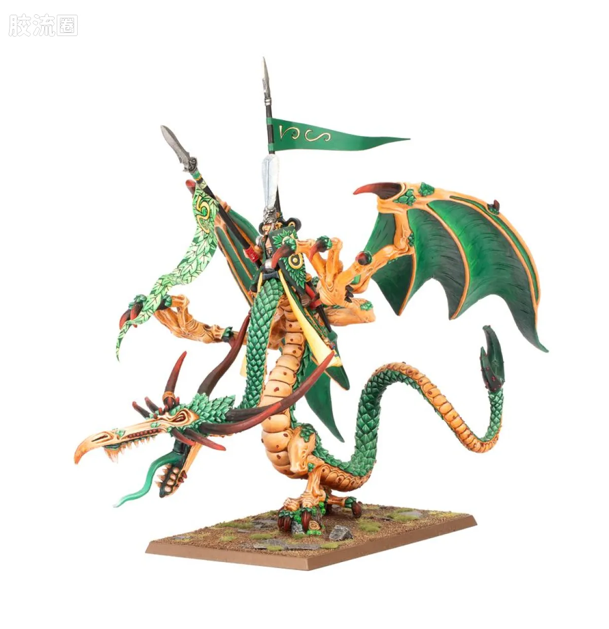 战锤：旧世界 Warhammer: The Old World Wood Elves Realms 木精灵王国 旧版 骑森林龙的木精灵贵族