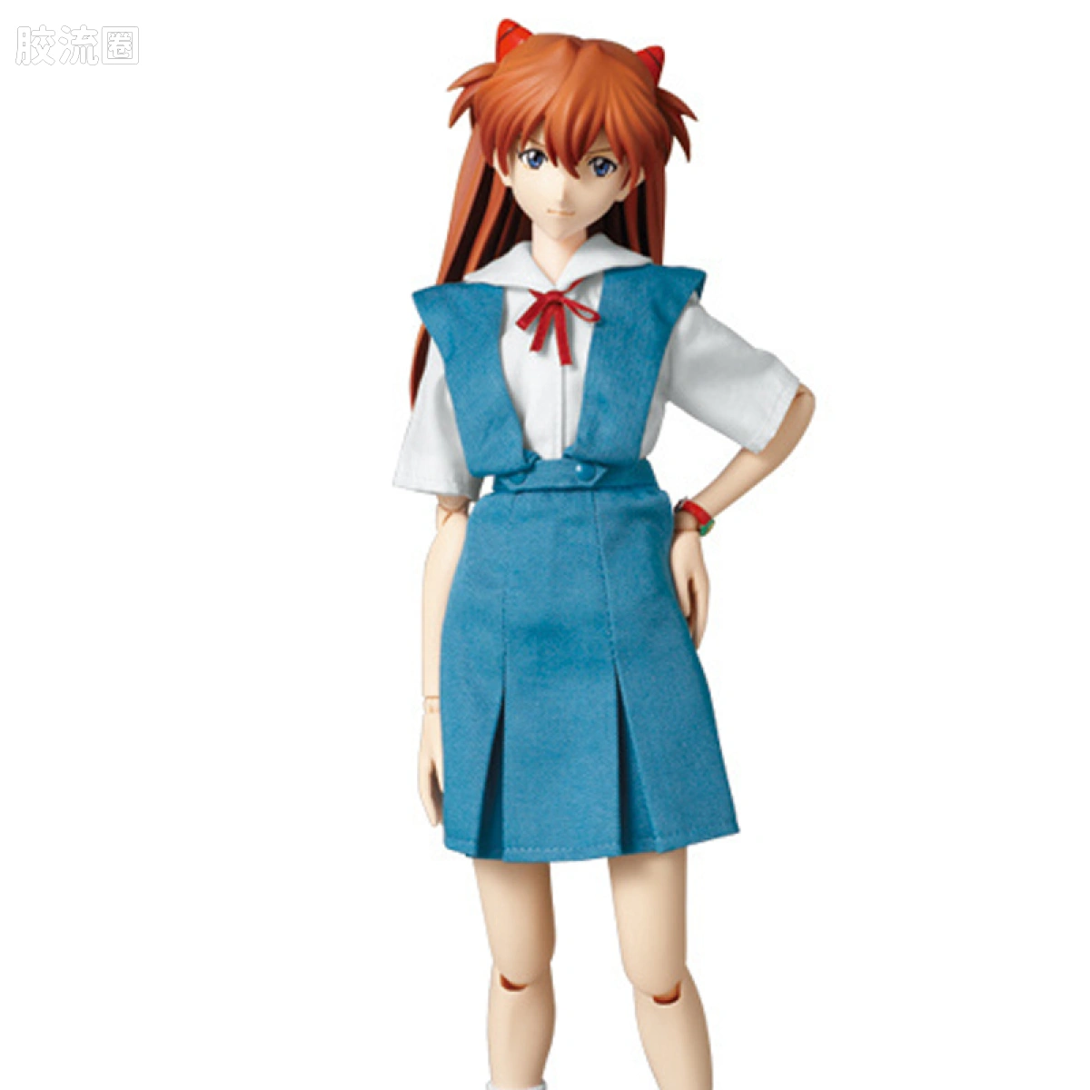 RAH12寸真人皮偶系列玩具 新世纪福音战士 明日香 制服版