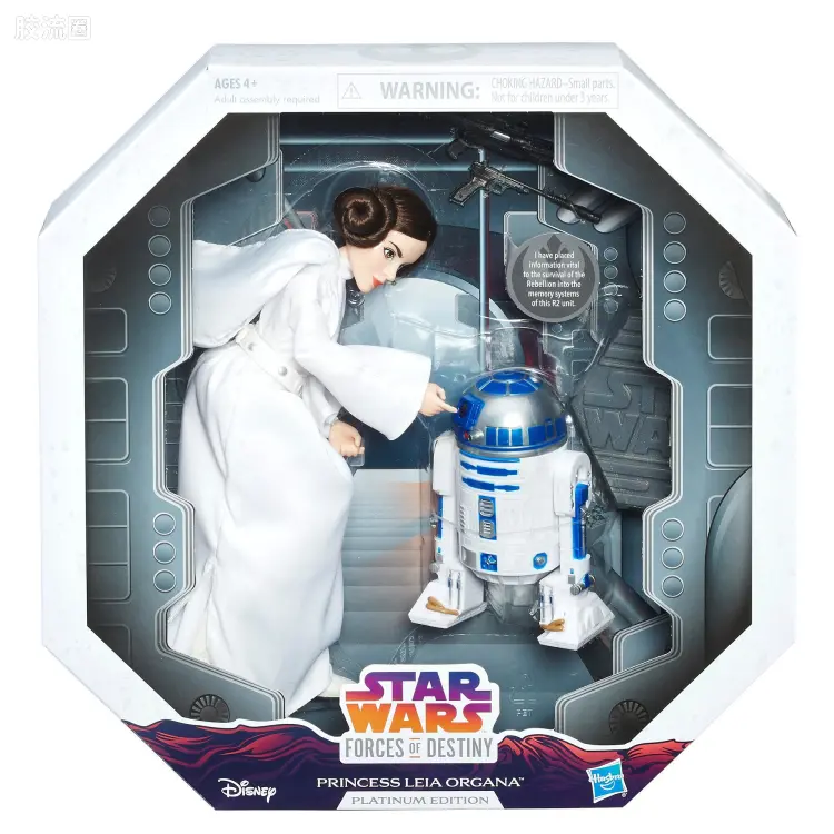 星球大战宿命之力系列 豪华版 星战4 莱娅公主与R2-D2