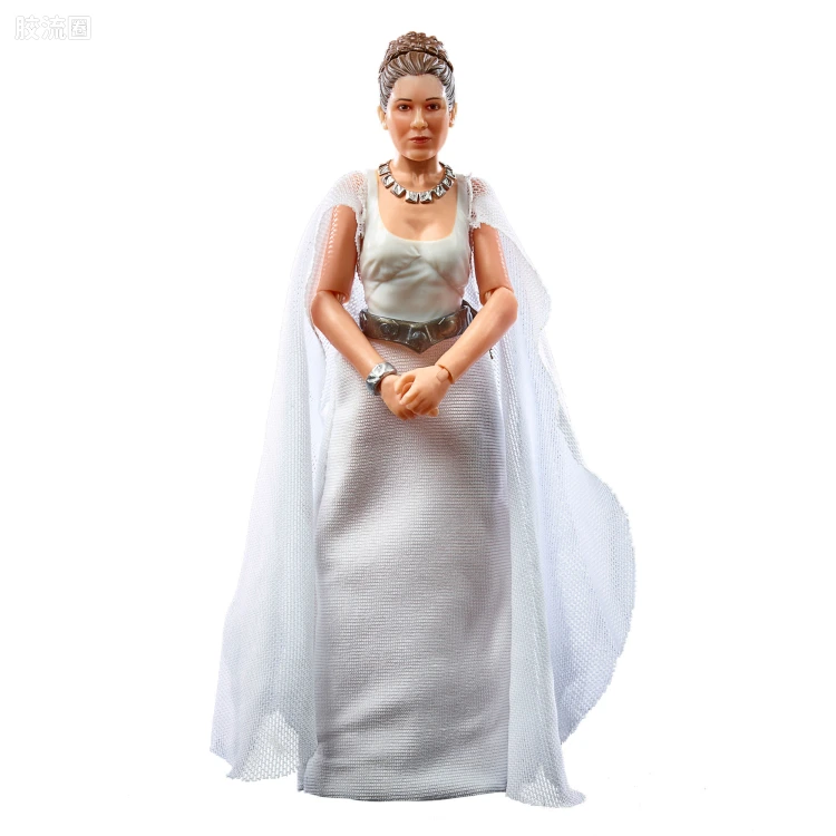 星球大战 THE BLACK SERIES The Power of the Force 复古包装系列 迪斯尼&Hasbro Pulse独家发售版 星战4 莱娅公主(亚汶星颁奖版)