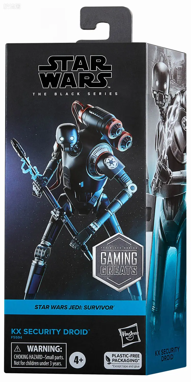 星球大战 THE BLACK SERIES GameStop独家发售版 星战绝地：幸存者 KX-安保机器人