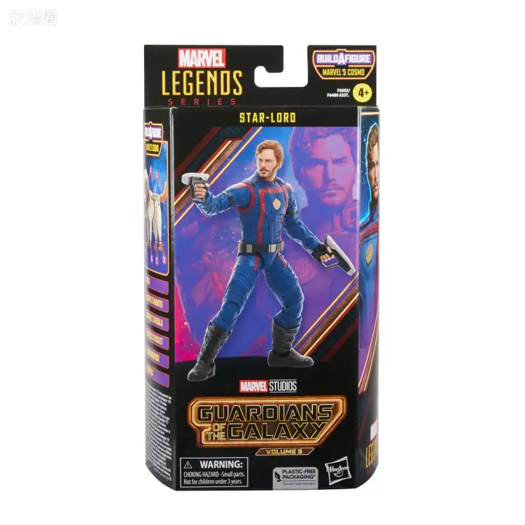 Marvel Legends/漫威传奇 可动人偶系列 电影 银河护卫队3 太空狗科斯莫系列 星爵