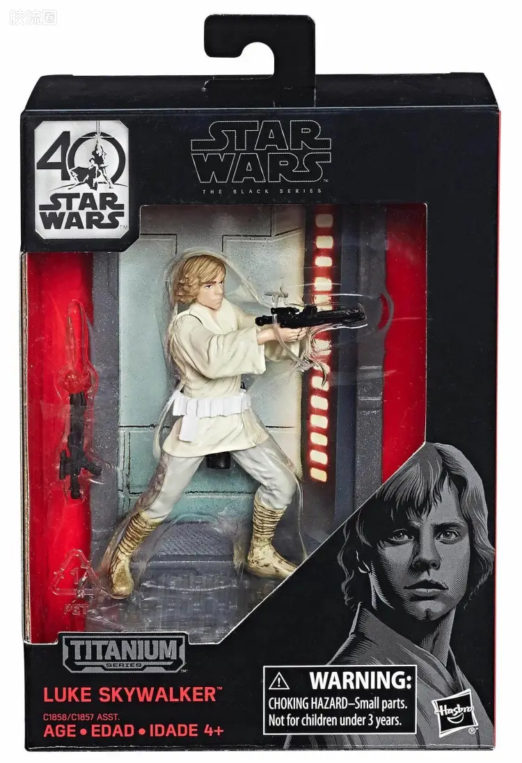 星球大战 THE BLACK SERIES 合金人偶 星球大战40周年 卢克·天行者