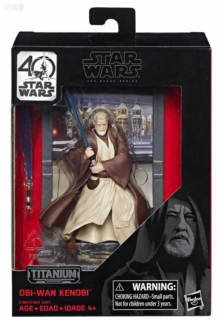 星球大战 THE BLACK SERIES 合金人偶 星球大战40周年 欧比旺