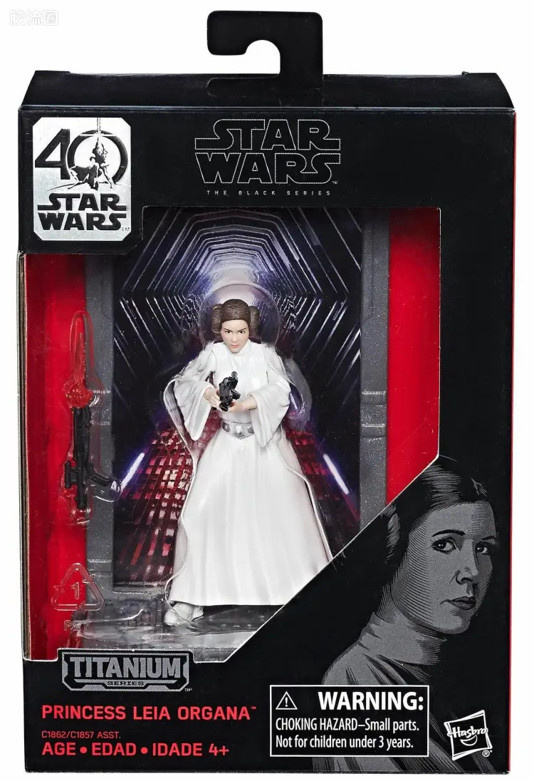 星球大战 THE BLACK SERIES 合金人偶 星球大战40周年 莉亚公主
