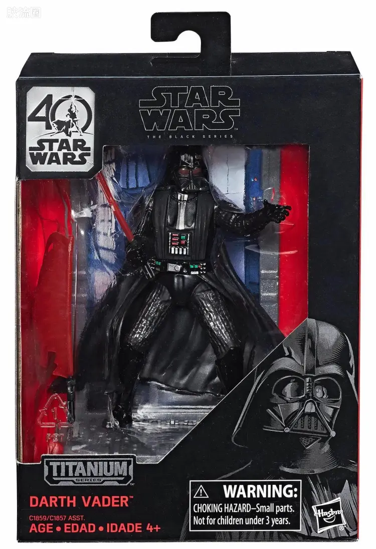 星球大战 THE BLACK SERIES 合金人偶 星球大战40周年 达斯维达