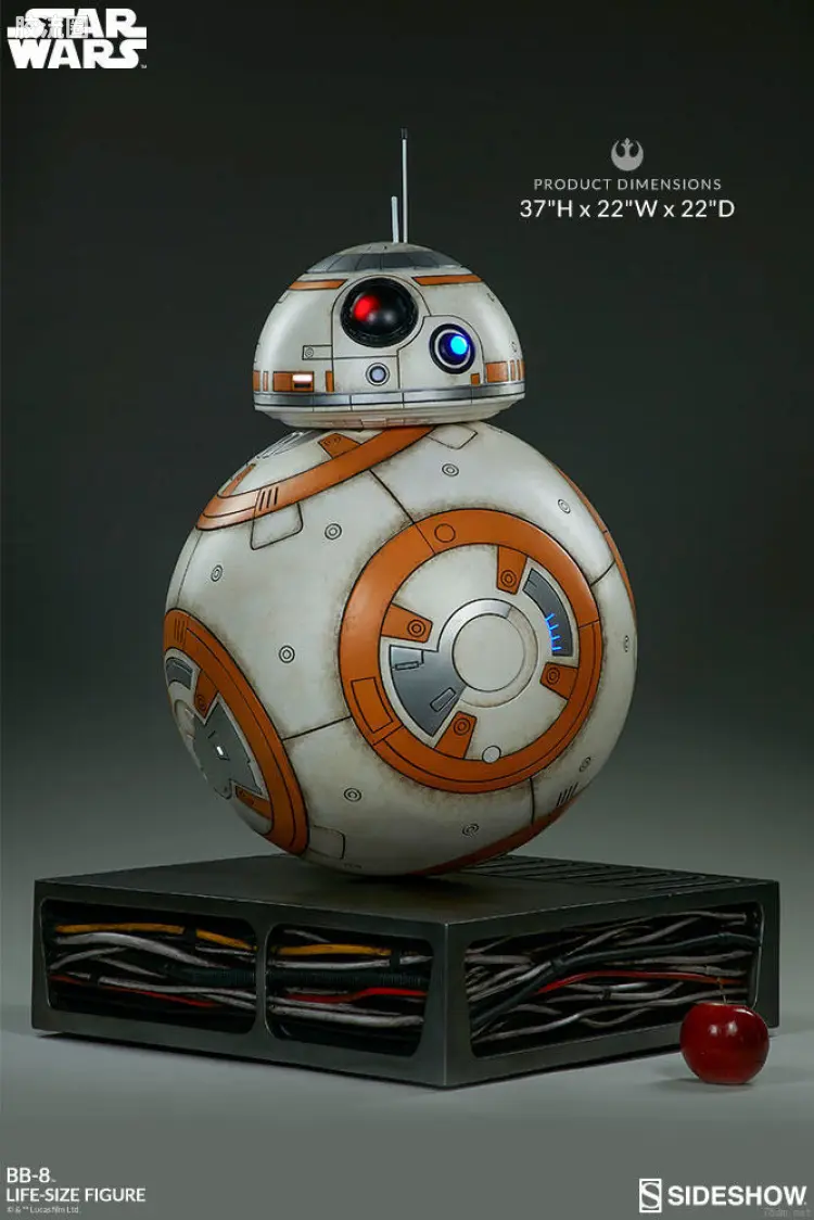 sideshow 1比1人偶系列 普通版 星球大战 BB-8(遥控版)