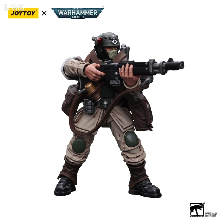JOYTOY x 战锤40K 帝国凡人军队（星界军、克里格、修女会、忠嗣军） 星界军 卡迪亚指挥组 老兵（医疗包）