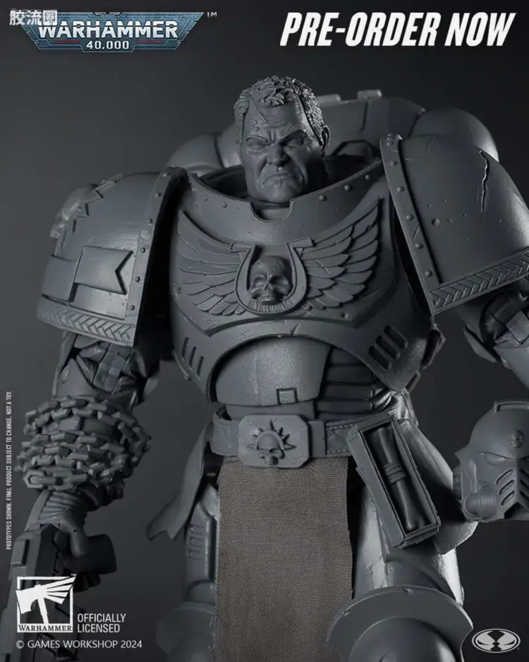 麦克法兰游戏与动画系列 游戏 战锤40K/Warhammer 40,000 星际战士2 泰图斯（未涂装）