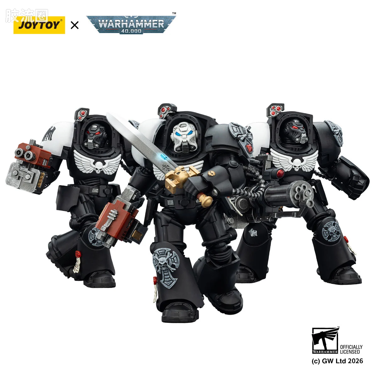 JOYTOY x 战锤40K null 暗鸦守卫 终结者小队
