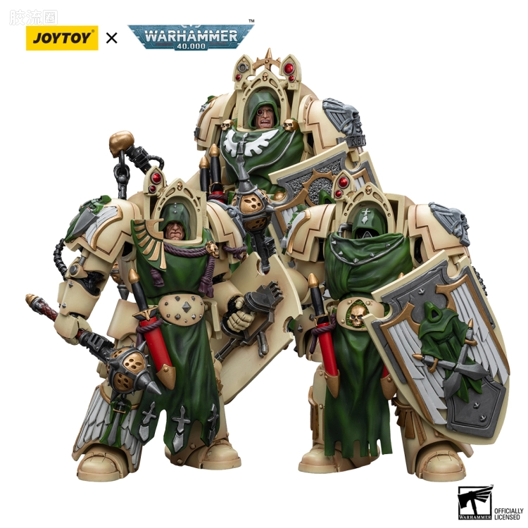 JOYTOY x 战锤40K 暗黑天使战团 暗黑天使 死翼骑士2（面具、赦免锤）