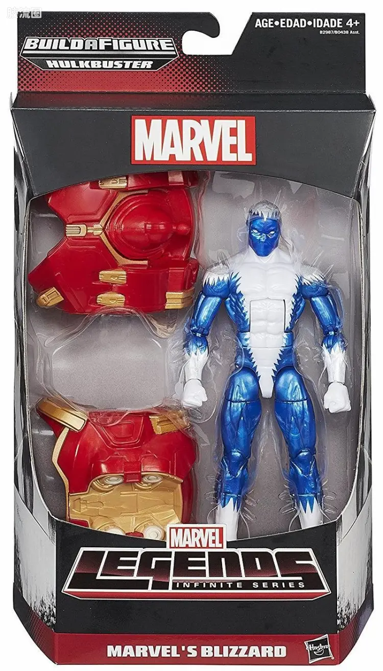 Marvel Legends/漫威传奇 可动人偶系列 反浩克装甲MK44系列 暴雪侠