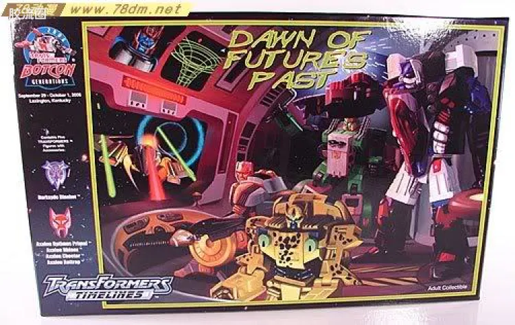 变形金刚 BOTCON & TCC 限定玩具 BOTCON2006 未来昔始套装（擎天圣&精灵鼠&犀牛&黄豹&恐龙勇士）