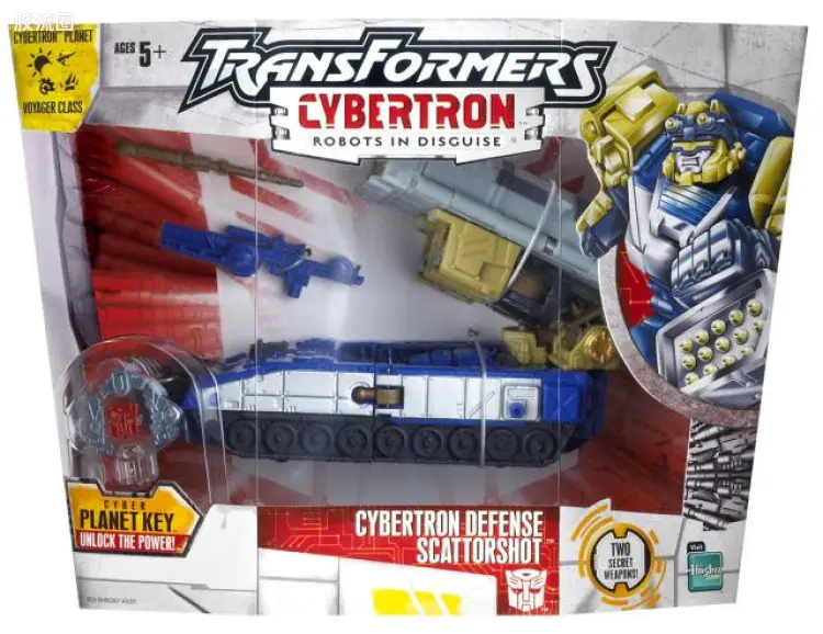 变形金刚Cybertron 塞伯坦之谜/塞伯坦传奇 航海家级 机关炮 塞伯坦防御形态