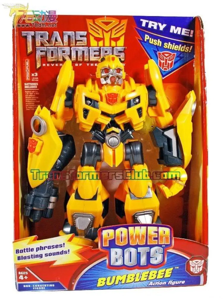 变形金刚2 堕落金刚的复仇 美版 Power Bots系列 机动大黄蜂