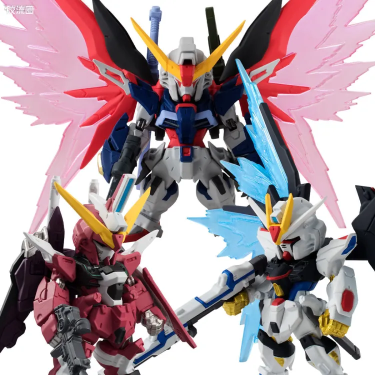 新FW系列食玩 GUNDAM CONVERGE CORE 机动战士高达SEED DESTINY 3机套装