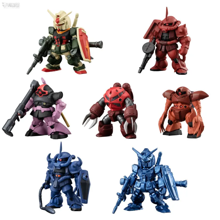 新FW系列食玩 GUNDAM CONVERGE 限定&特别版 机动战士高达 剧场版配色