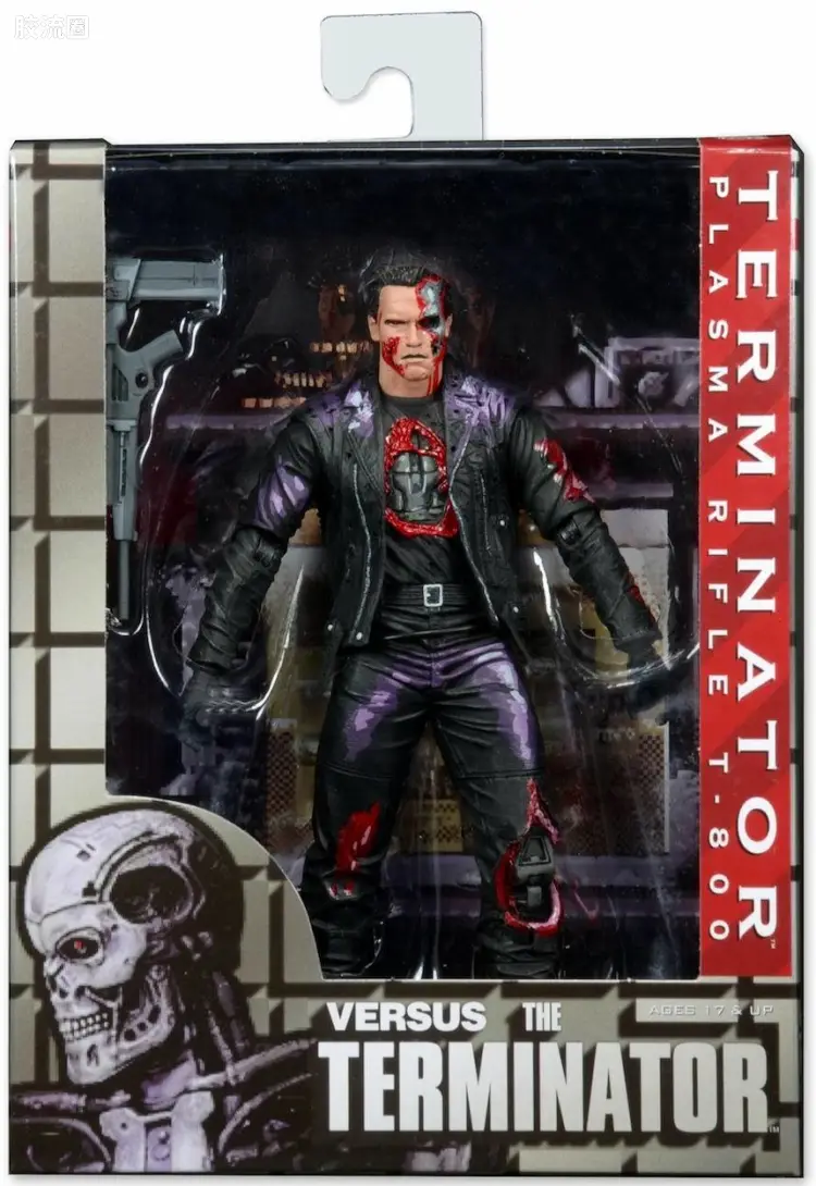 NECA 7寸可动人形系列 16-Bit游戏系列 机器战警VS终结者 第1代 T-800