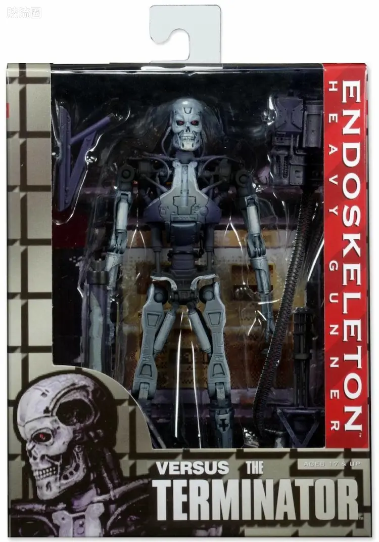 NECA 7寸可动人形系列 16-Bit游戏系列 机器战警VS终结者 第1代 T-800骨架