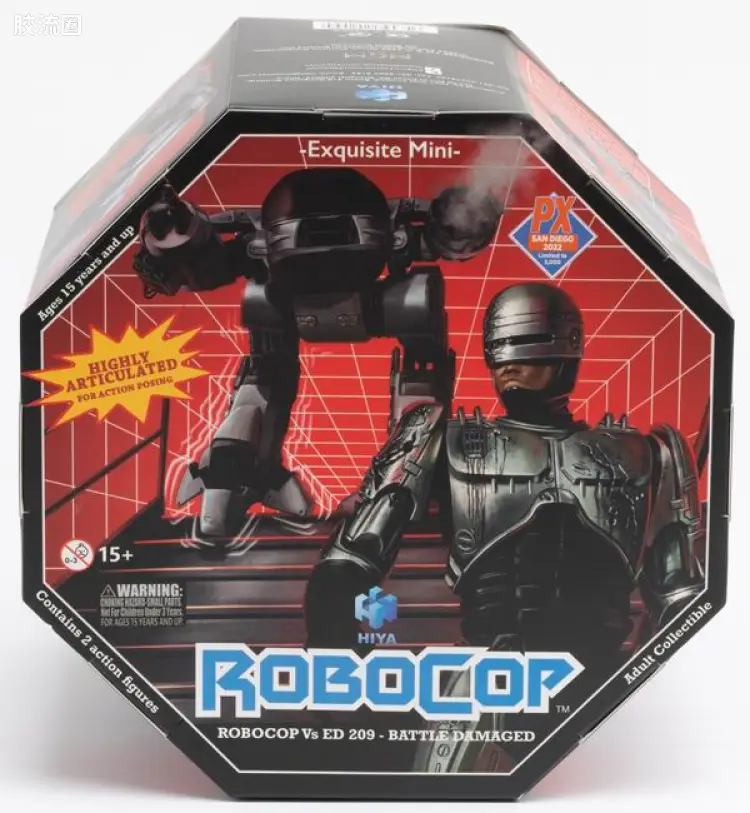 Hiya Toys/海雅 机械战警 机械战警 机械战警对ED-209 战损版