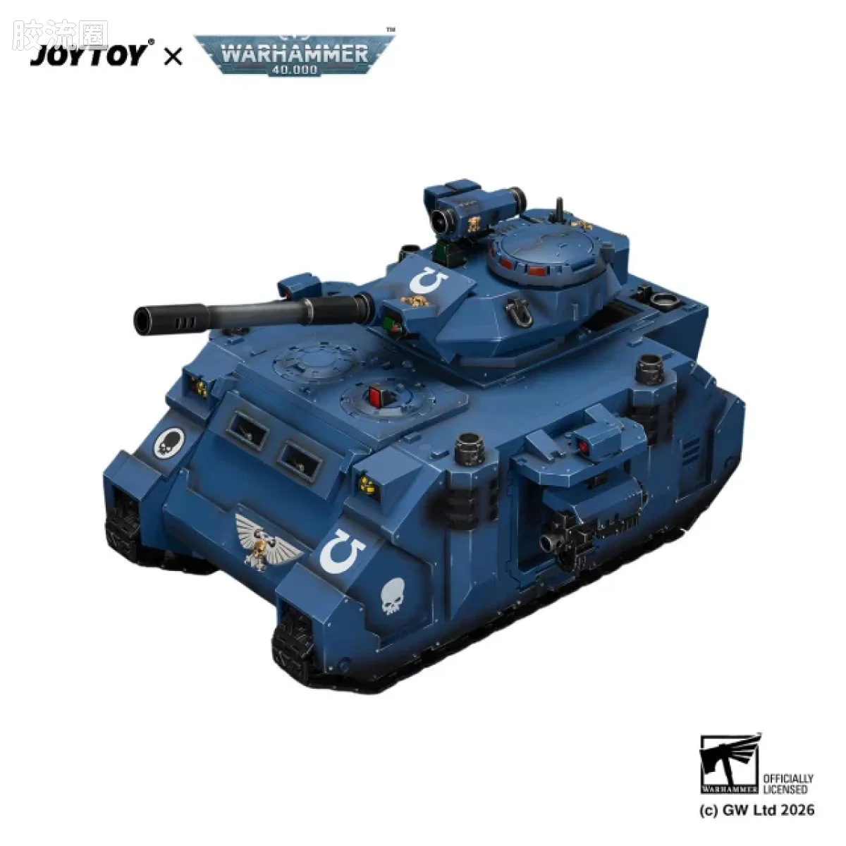 JOYTOY x 战锤40K 机甲载具单位 极限战士 掠食者坦克 配备炮塔式自动炮和悬挂式重型爆矢枪
