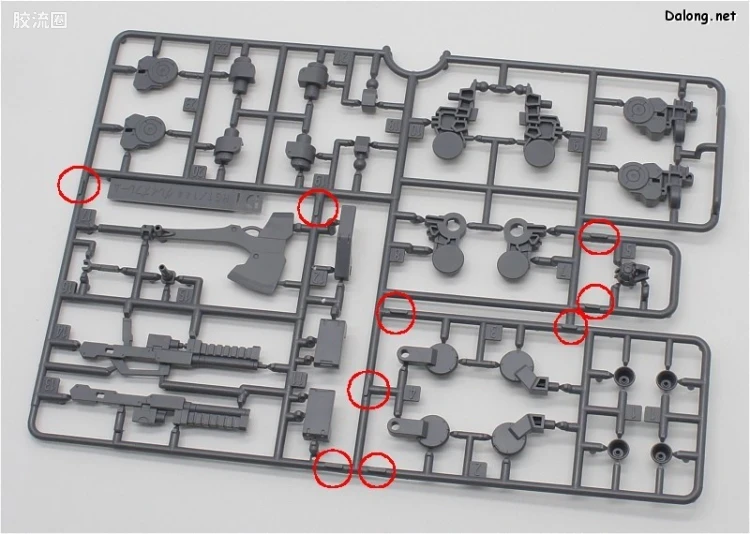高达铁血的奥尔芬斯 HG 1/144 普通版 02 EB-06 格雷兹 - 图片