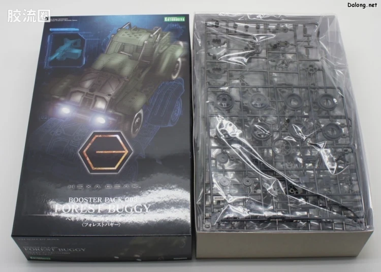 HEXA GEAR 六角机牙 第1世代六角机牙 支援扩展包003 沙滩车型绿色 - 图片