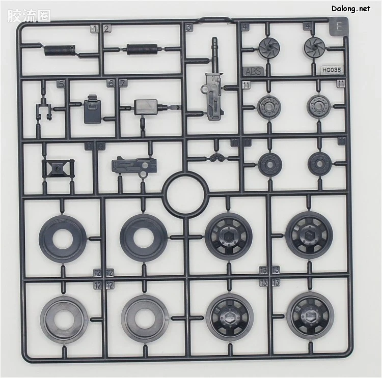 HEXA GEAR 六角机牙 第1世代六角机牙 支援扩展包003 沙滩车型绿色 - 图片