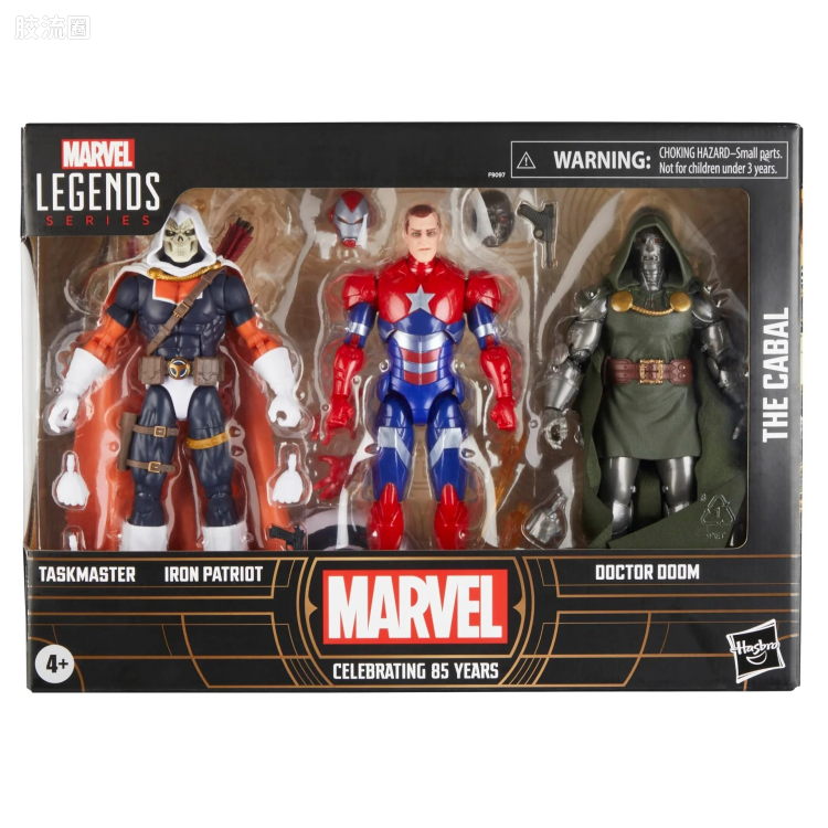 Marvel Legends/漫威传奇 可动人偶系列 漫威85周年系列 模仿大师&钢铁爱国者&毁灭博士 三人套