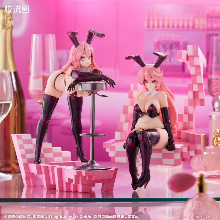 寿屋手办系列 限定版 欺诈兔 Sitting Bunny by Kafun 豪华版 - 图片