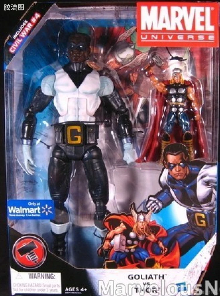 Marvel Universe可动人偶系列 巨型套装 歌利亚和机器雷神