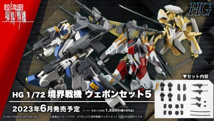 万代综合拼装模型系列 HG 境界战机 武器包 5