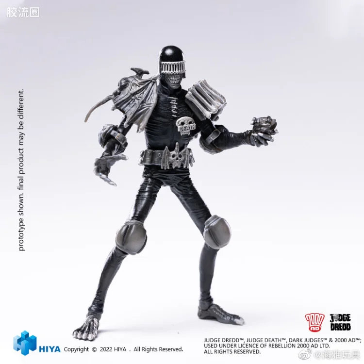Hiya Toys/海雅 漫画 特警判官2000AD 死亡判官 黑白版