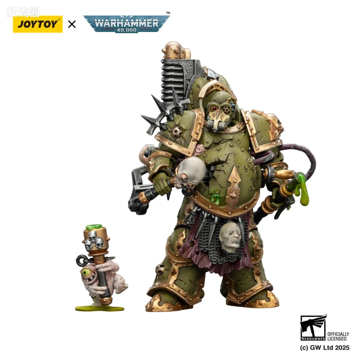 JOYTOY x 战锤40K 混沌势力 死亡守卫 恶臭病原体（瘟疫喷枪）